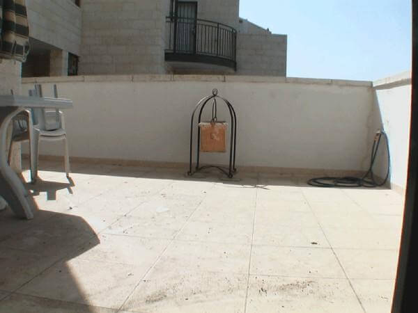דירה 3 חדרים בהאחות זלמה, גבעת משואה, ירושלים מרפסת