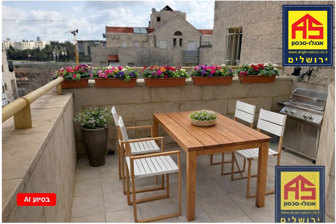 דירה 4 חדרים במשה קול, רמת בית הכרם, ירושלים