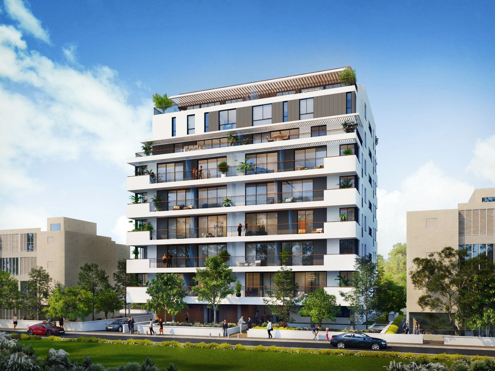 דירת גן 3.5 חדרים בבן שפרוט, כיכר המדינה, תל אביב יפו